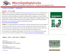 Tablet Screenshot of microlepidoptera.hu